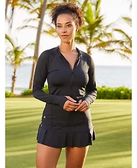 Beach House Sport Ava Zip Front Rash Guard