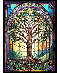 SunsOut Stained Glass Tree of Life 1000 piece Jigsaw Puzzle for Adults
