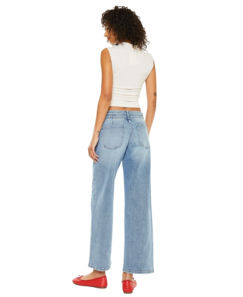 KanCan Women's Bodie Low Slung Baggy Jeans