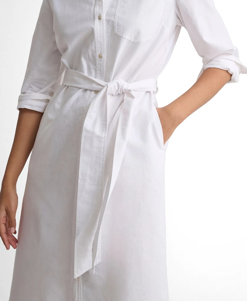 UNTUCKit Women's Cotton Oxford Relaxed Bailey Shirt Dress