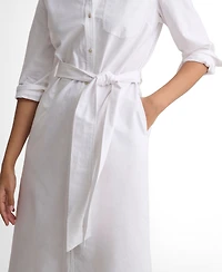 UNTUCKit Women's Cotton Oxford Relaxed Bailey Shirt Dress