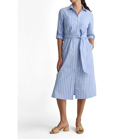 UNTUCKit Women's Cotton Adele Midi Shirt Dress