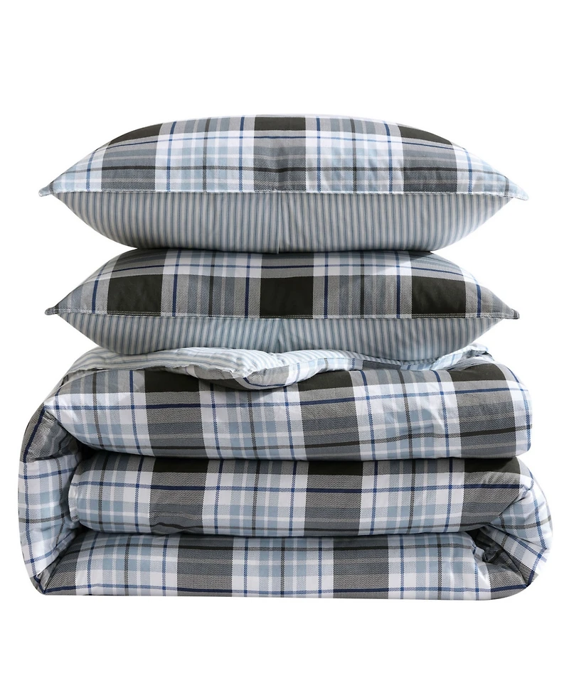 Eddie Bauer Lewis Atlantic Plaid Comforter Set
