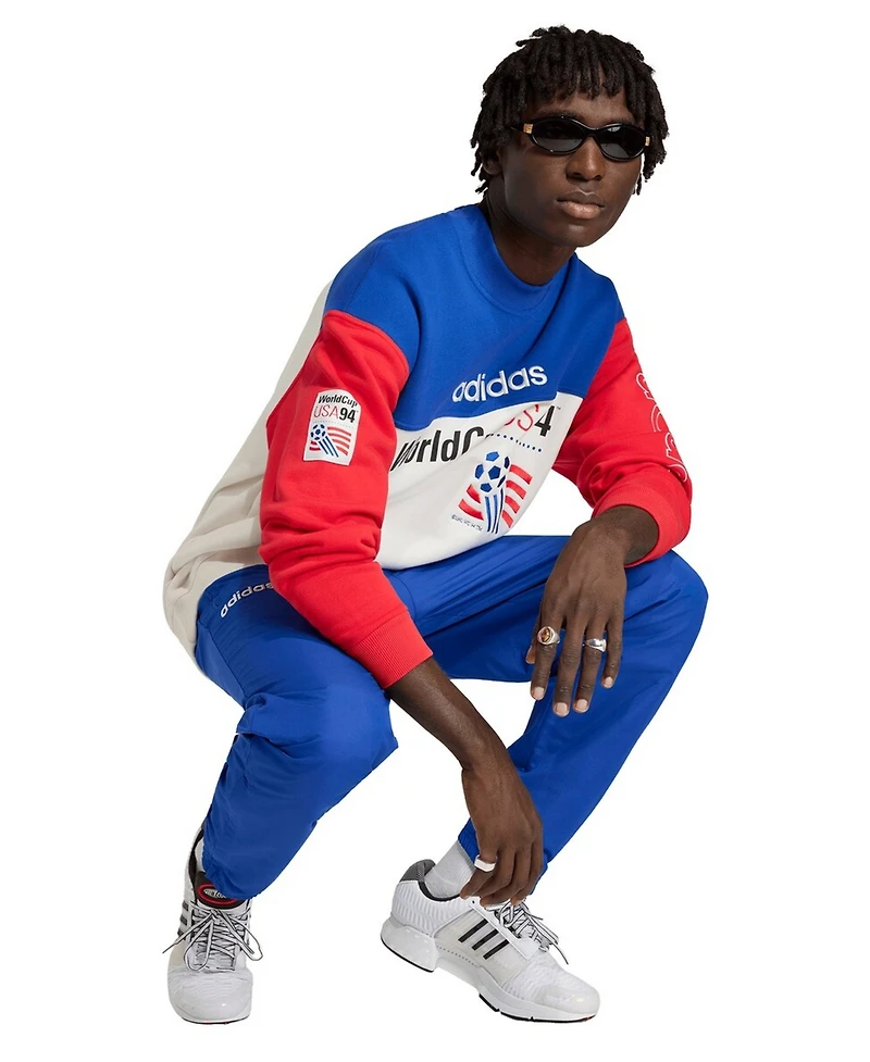 Adidas Men's Royal/White Usmnt 1994 World Cup Graphic Sweatshirt