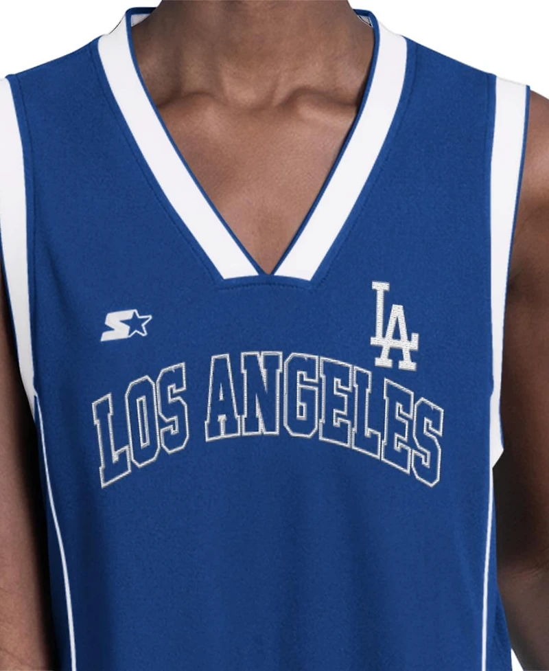 Starter Women's Royal Los Angeles Dodgers Line Up Sneaker Maxi Dress