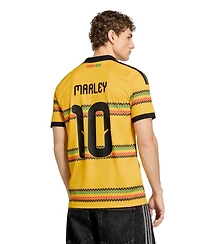 Adidas Men's Yellow Jamaica National Team Bob Marley Home 10 Replica Jersey