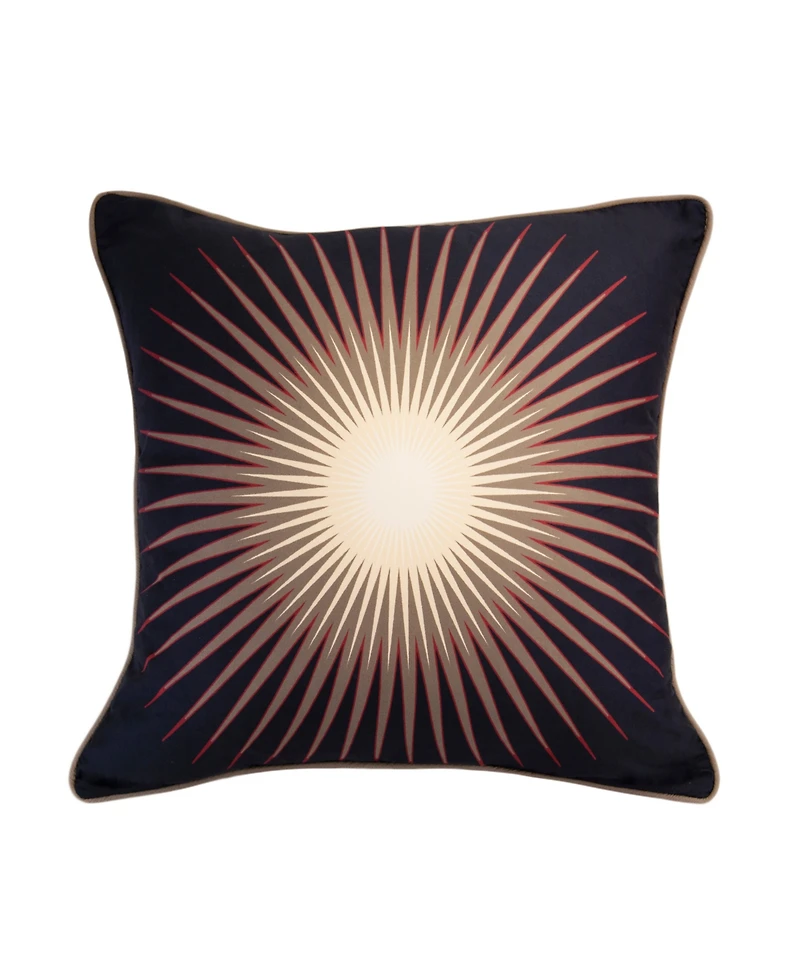 Donna Sharp Mojave Red Starburst Decorative Pillow, 18" x 18"