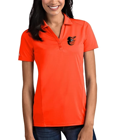 Antigua Orange Baltimore Orioles Women's Tribute Polo Shirt