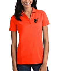 Antigua Orange Baltimore Orioles Women's Tribute Polo Shirt