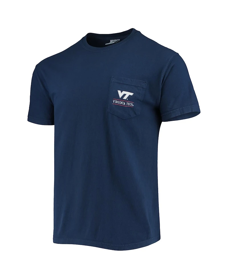 Image One Men's Navy Virginia Tech Hokies Campus Americana T-Shirt