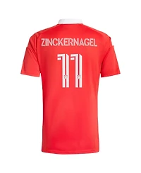 Adidas Men's Philip Zinckernagel Red Chicago Fire 2026 Forever Replica Jersey