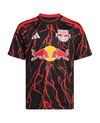 Adidas Big Boys and Girls Cade Cowell Black New York Red Bulls 2026 The Rooted Kit Replica Jersey