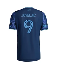 Adidas Men's Dejan Joveljic Blue Sporting Kansas City 2026 The 18th Vine Kit On-Field Authentic Patch Jersey