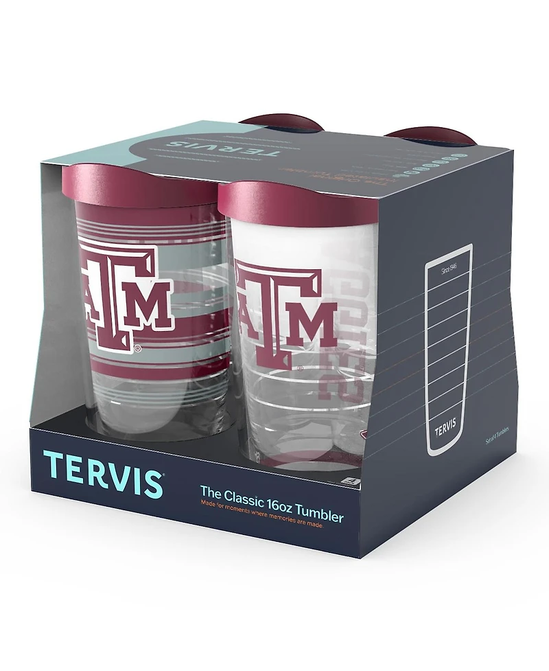 Tervis Texas A&M Aggies 4-Pack 16oz. Classic Tumbler Set