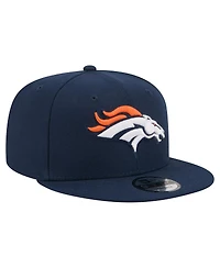 New Era Men's Navy Denver Broncos 9FIFTY Snapback Hat