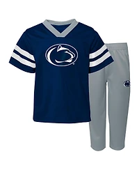 Outerstuff Baby Boys and Girls Penn State Nittany Lions Two-Piece Red Zone Jersey Pants Set