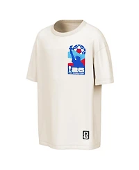 Outerstuff Men's Cream Usmnt Fifa World Cup 2026 Post Card Oversized T-Shirt