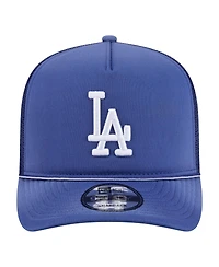 New Era Men's Royal Los Angeles Dodgers Worn A-Frame 9FIFTY Trucker Snapback Hat