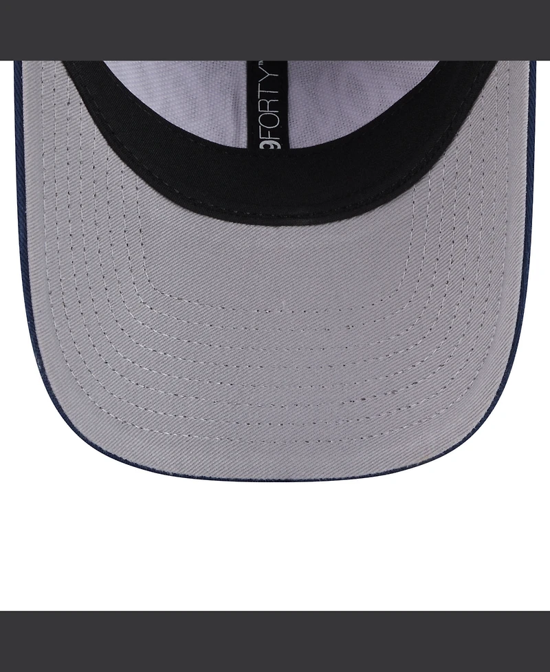 New Era Men's Gray Dallas Cowboys Team Loyal A-Frame 9FORTY Adjustable Hat