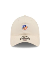 New Era Men's Beige Fc Cincinnati Micro Team Logo 9TWENTY Adjustable Hat