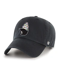 '47 Brand Men's Black Chicago White Sox Ice Cream Helmet Clean Up Adjustable Hat