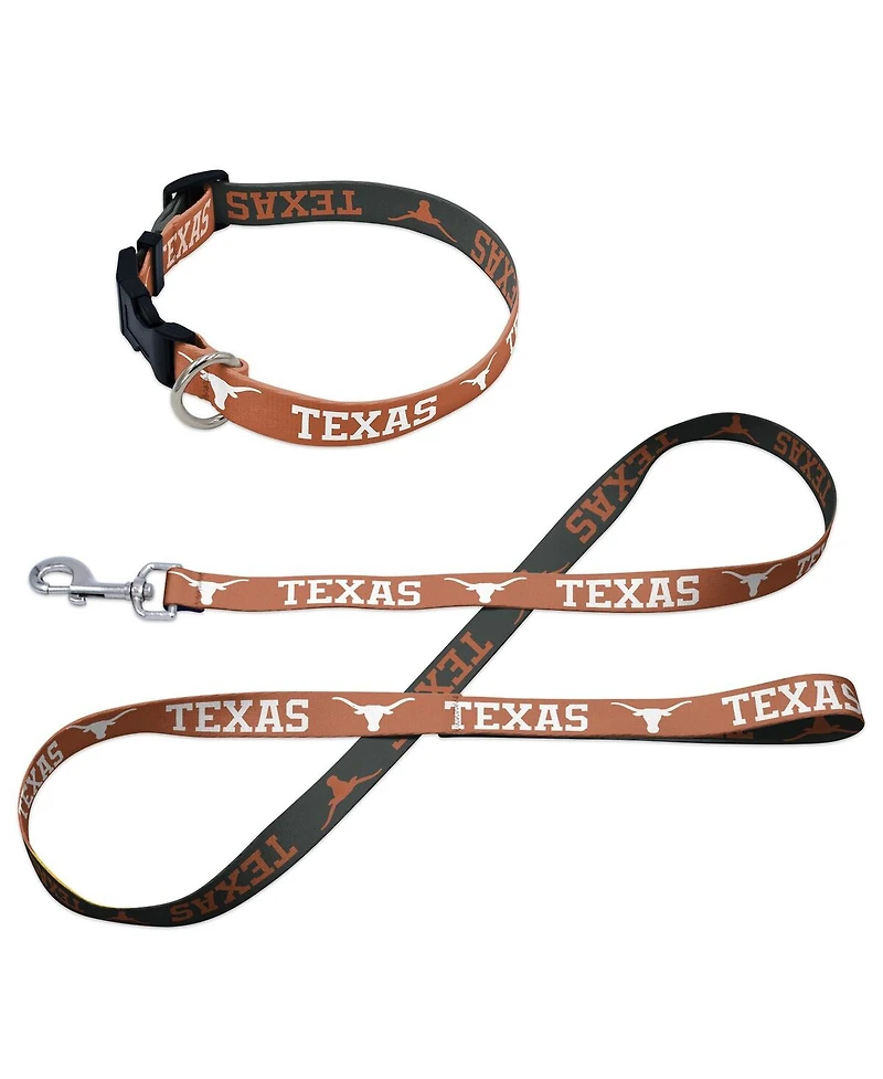 Wincraft Texas Longhorns Pet Leash and Collar Set