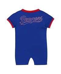 Outerstuff Baby Boys and Girls Royal Texas Rangers Pinch Coverall