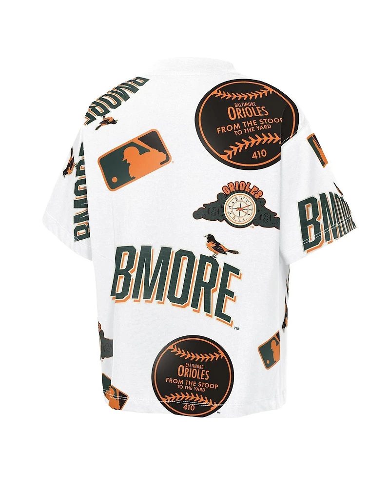 Outerstuff Big Boys and Girls White Baltimore Orioles 2026 City Connect Circus Catch T-Shirt