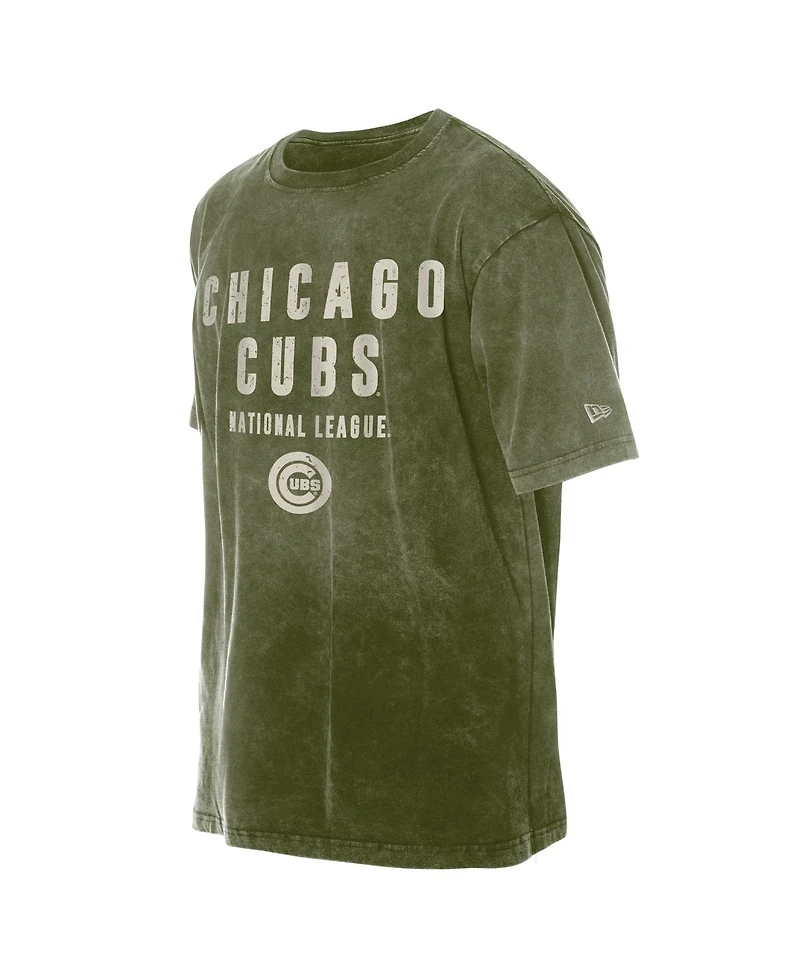 New Era Men's Olive Chicago Cubs 2026 Armed Forces Day T-Shirt