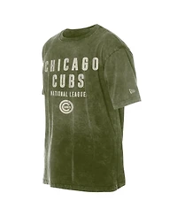 New Era Men's Olive Chicago Cubs 2026 Armed Forces Day T-Shirt