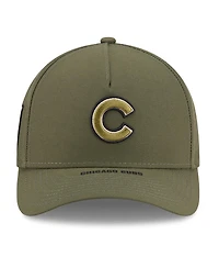 New Era Big Boys and Girls Olive Chicago Cubs 2026 Armed Forces Day 9FORTY M-Crown Adjustable Hat