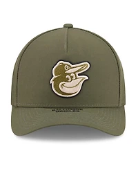 New Era Big Boys and Girls Olive Baltimore Orioles 2026 Armed Forces Day 9FORTY M-Crown Adjustable Hat