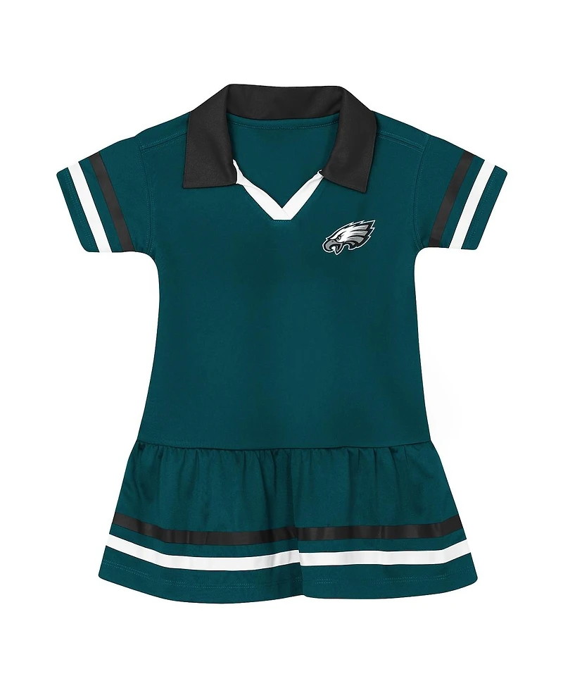 Outerstuff Toddler Girls Midnight Green Philadelphia Eagles Star Player Dress