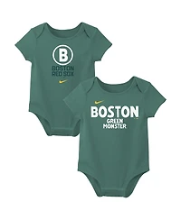 Nike Baby Boys and Girls 2-PackBoston Red Sox City Connect Bodysuit Set