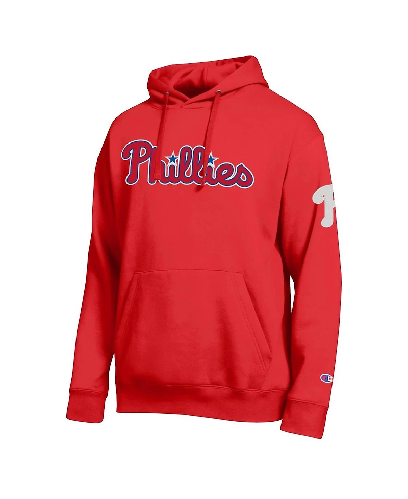 Champion Men's Red Philadelphia Phillies All Star Wordmark Hoodie