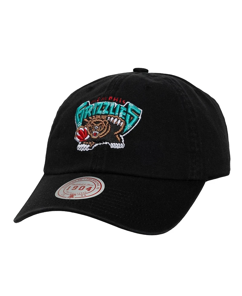 Mitchell & Ness Men's Black Memphis Grizzlies Hardwood Classics 1904 Adjustable Hat