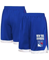 Outerstuff Big Boys and Girls Blue New York Rangers All Star Shorts