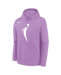 Nike Big Boys and Girls Violet Wnba Essential Team Hoodie