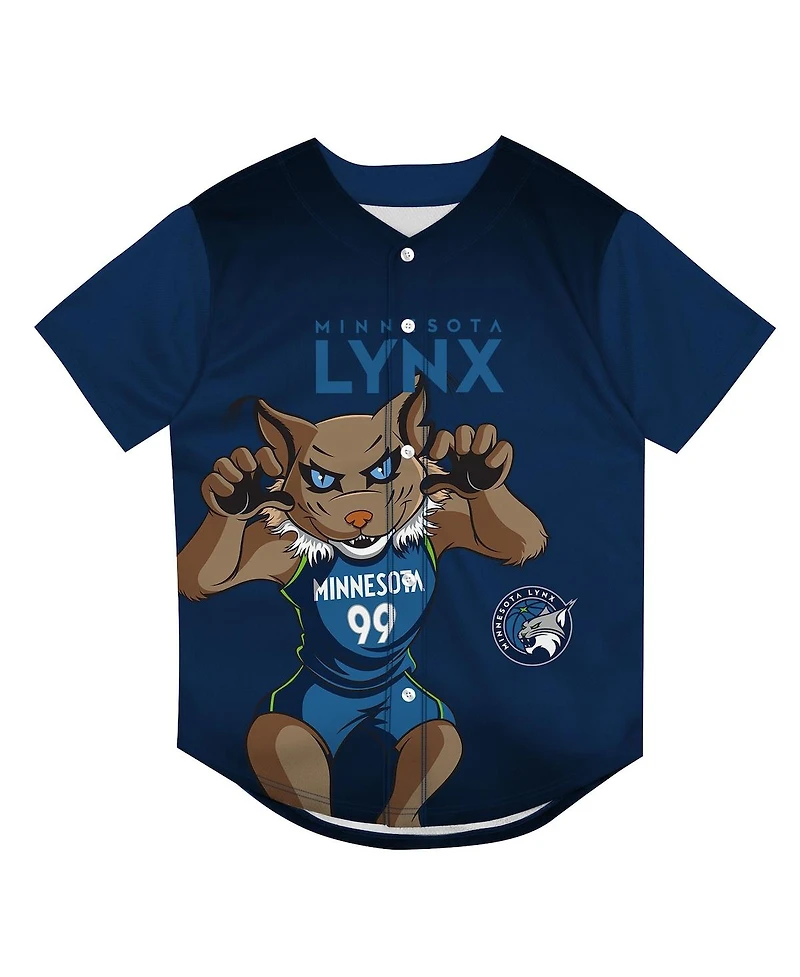 Outerstuff Preschool Navy Minnesota Lynx Mascot Friend Mesh Fashion Jersey