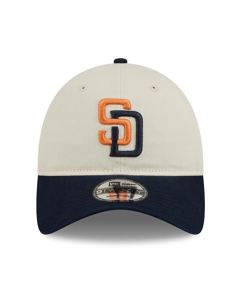 New Era Men's Cream/Obsidian San Diego Padres 2026 City Connect 9TWENTY Adjustable Hat