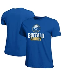 Champion Women's Royal Buffalo Sabres Wordmark Lockup T-Shirt