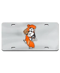 Wincraft Silver Oklahoma State Cowboys Baseball Pete Wind Up Laser Cut Acrylic License Plate