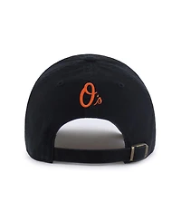'47 Brand Men's Black Baltimore Orioles Ice Cream Helmet Clean Up Adjustable Hat