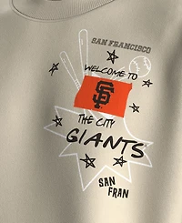 Fanatics Women's Beige San Francisco Giants Graffiti Fleece Sweatshirt