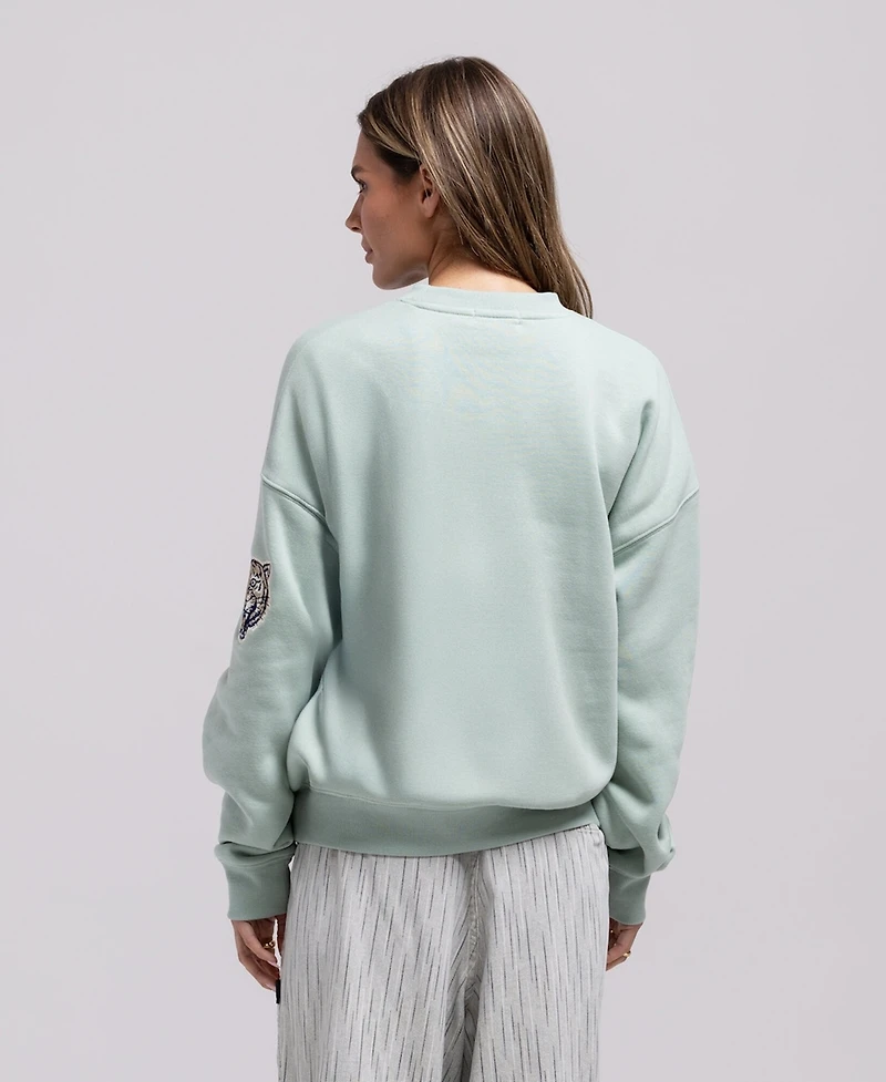 Mitchell & Ness Women's Green Detroit Tigers Yacht Rock Sweatshirt