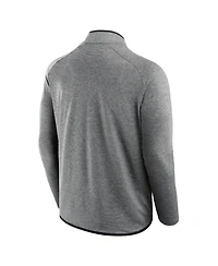 Fanatics Men's Black Texas Longhorns Mock Neck Half-Zip Pullover Jacket