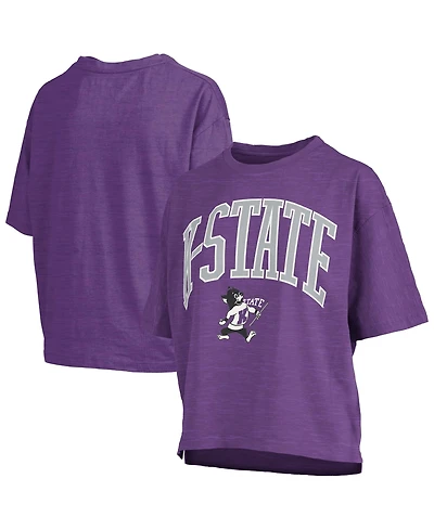 Pressbox Women's Purple Kansas State Wildcats Nelson T-Shirt