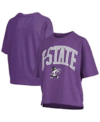 Pressbox Women's Purple Kansas State Wildcats Nelson T-Shirt