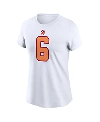 Nike Women's Baker Mayfield White Tampa Bay Buccaneers Name and Number T-Shirt