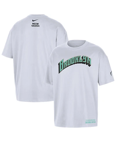 Nike Men's and Women's White New York Liberty Standard Issue Rebel Edition T-Shirt